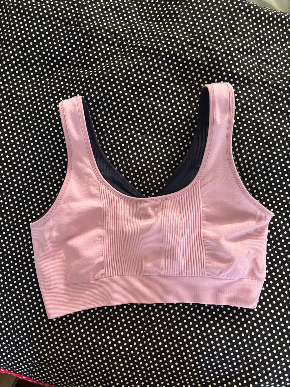 New! Large UnderOutfit reversible bralette Navy and pink. in Branded Packaging - Picture 5 of 5